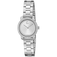 Movado Women's Swiss Quartz Stainless Steel Watch, Color: Silver-Toned (Model: 3600214)