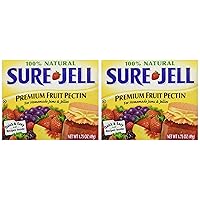 Sure Jell Premium Fruit Pectin For Homemade Jams And Jellies, 100% Natural, 1.75 Ounce (Pack of 2)