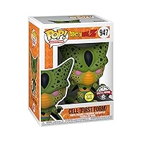 Funko Pop! Animation: DBZ - Cell - (First Form) - Glow in The Dark - Dragon Ball Z - Collectible Vinyl Figure - Gift Idea - Official Products - Toys for Children and Adults