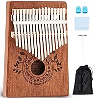 with Pickup for Kids And Adult Beginners High-End Piano Case Tuning Hammer LYN Kalimba Portable Thumb Piano,21 Sound Professional Finger Thumb Piano 