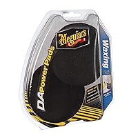 Meguiar’s 4” DA Waxing Power Pads G3509 - Car Pad Waxing Kit Includes 2 Foam Pads for Evenly Applying Wax Protection, Intended or DA Power System Tool and your Favorite Liquid Wax or Sealant, 2 Pads