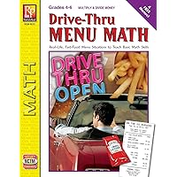 Drive-Thru Menu Math: Multiply & Divide Money | Reproducible Activity Book