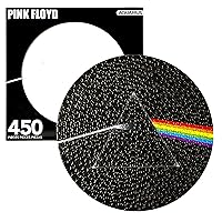AQUARIUS Pink Floyd Dark Side Record Disc Puzzle (450 Piece Jigsaw Puzzle) - Officially Licensed Pink Floyd Merchandise & Collectibles - Glare Free - Precision Fit - 12 x 12 Inches