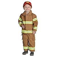 Aeromax Jr. Los Angeles Fire Fighter Suit, Tan, 18 Months. The Best #1 Award Winning Firefighter Suit. The Most Realistic Bunker Gear for Kids Everywhere. Just Like The Real Gear!