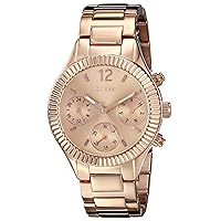 GUESS Women's U0323L3 Mid-Size Rose Gold-Tone Multi-Function Watch