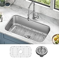KRAUS Premier 32” Undermount 18-Gauge Stainless Steel Single Bowl Kitchen Sink