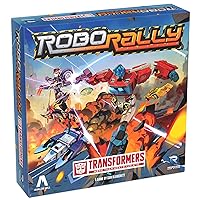 Renegade Game Studios: Robo Rally: Transformers - Racing Board Game, Play As Legendary Robots, Rev Up & Roll Out, Ages 14+, 2-4 Players, 45-90 Min