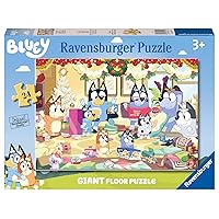 Ravensburger Blue Puzzle, Christmas with Bluey, 24 pieces, Ages 3+, Puzzles for Kids, Gifts for Children