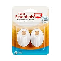 Gerber NUK 2 Pack Replacement valves Spill Proof Cup, Colors May Vary