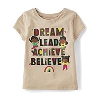Baby Toddler Girls Short Sleeve Graphic T-Shirt