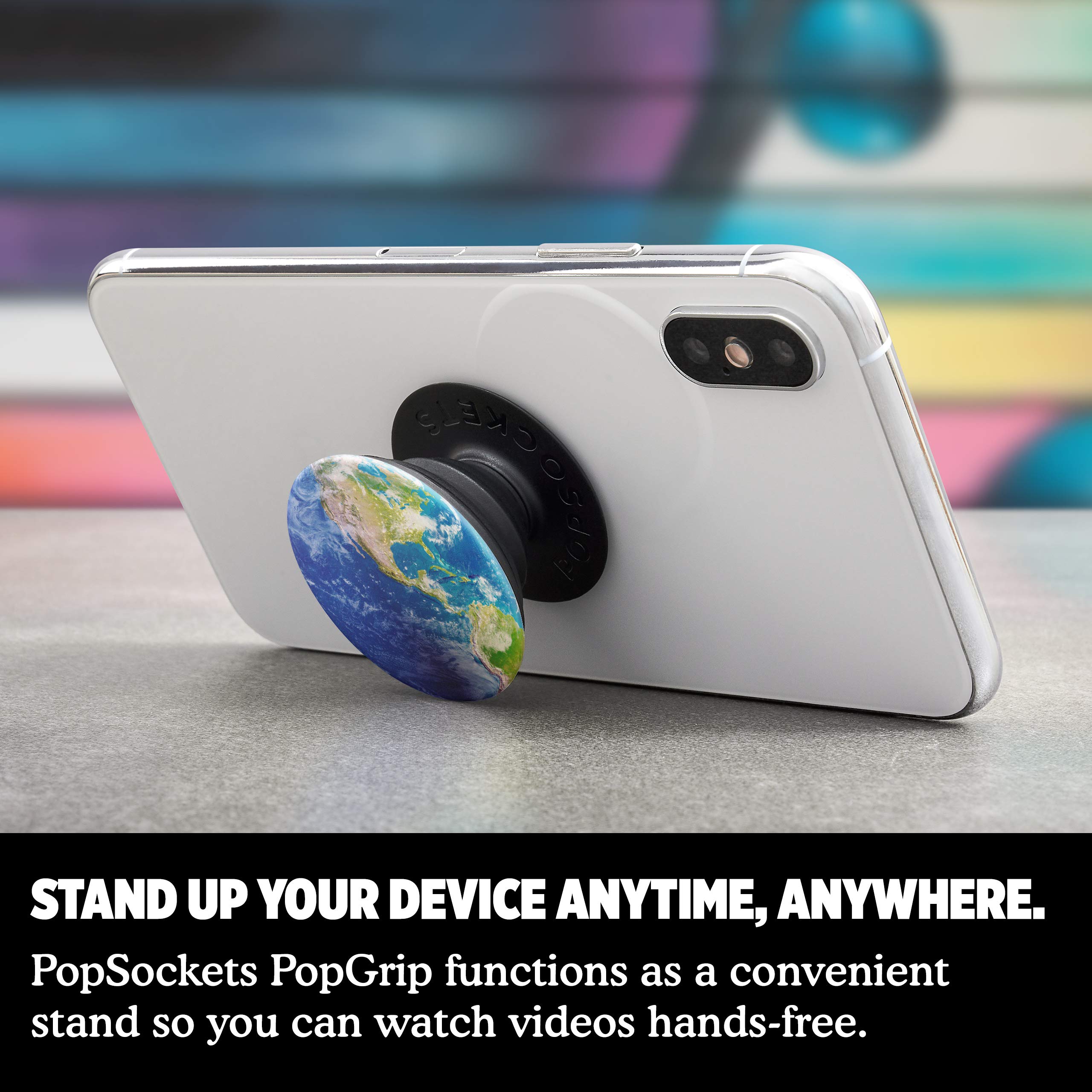 PopSockets: Phone Grip with Expanding Kickstand, Pop Socket for Phone - Put a Spin on it