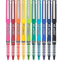 Precise V5, Capped Liquid Ink Rolling Ball Pens, Extra Fine Point 0.5 mm, Assorted Colors, Pack of 10