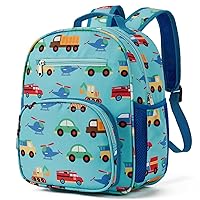Telena Kids Backpack for Boys Girls, Cute Water Resistant Toddler Preschool Backpack with Adjustable Padded Straps, Blue Unicorn