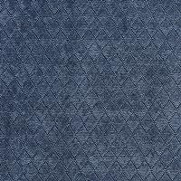 A919 Blue Diamond Stitched Velvet Upholstery Fabric by The Yard
