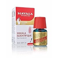 Mavala Scientifique Original Nail Hardener | Strengthens Nails, Hardens Nail Tips, Stops Breakage, Peeling, and Flaking, Restores Nail Moisture | 0.16 oz
