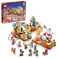 LEGO Lunar New Year Parade 80111 Building Toy Set; for Kids, Boys and Girls Ages 8+ (1,653 Pieces)