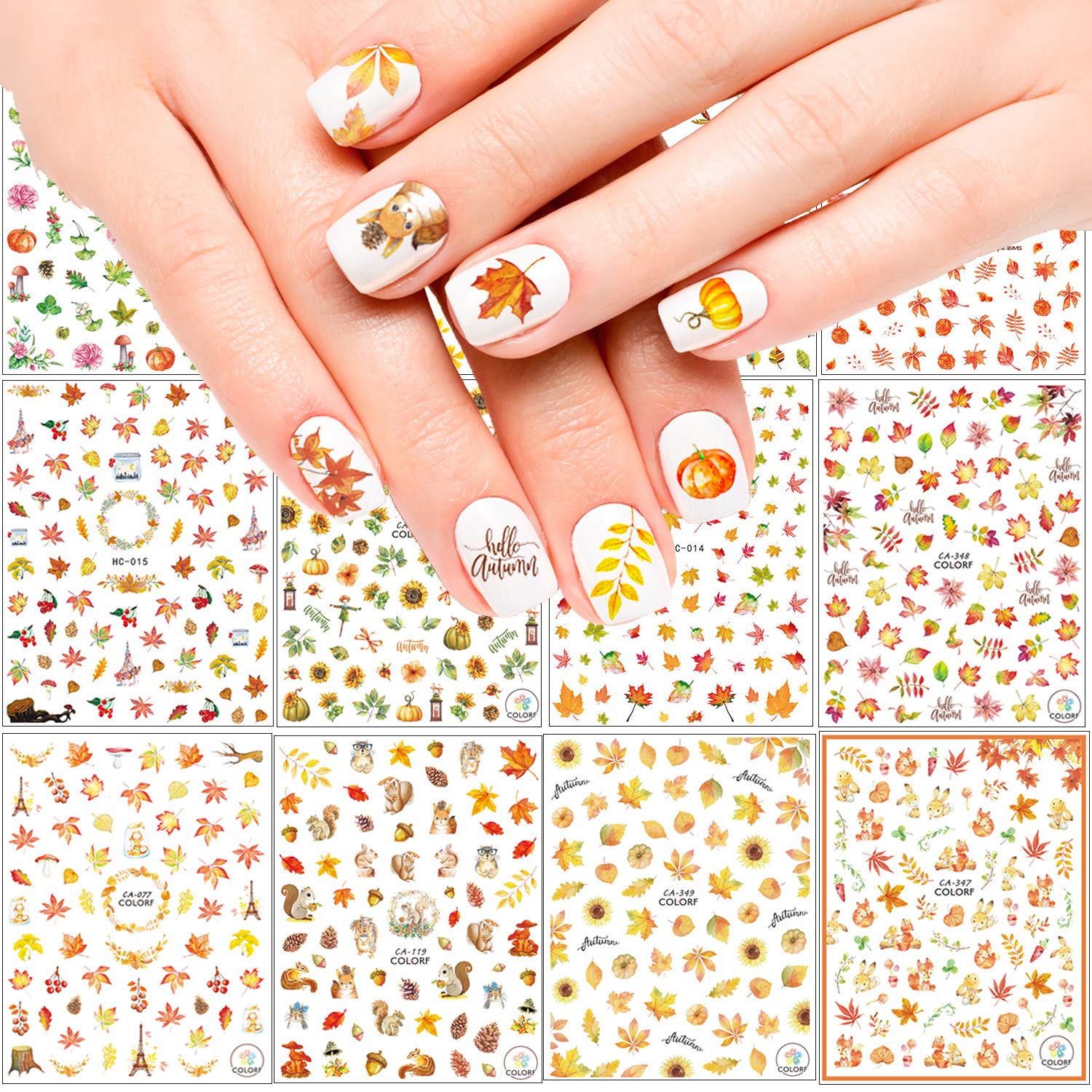 nail designs autumn
