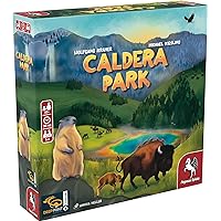 Caldera Park - Tile Laying Game - for Family Game Night - Ages 10+ - 1 to 4 Players - 30 to 40 Minutes of Playtime
