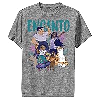 Disney Kids' Pixar Encanto Family is Everything Colorful Portrait Boys Performance T-Shirt