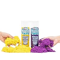Educational Insights Playfoam Pluffle for Sensory Bins 2-Pack Yellow & Purple, Ages 3+
