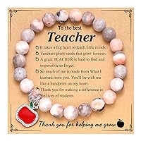 UNGENT THEM Teacher Appreciation Bracelet for Women, Teacher's Day Gift, Valentine's Day Gift, Christma Gift