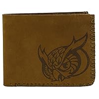 Men's Owls Abstracts -6 Handmade Natural Genuine Pull-up Leather Wallet