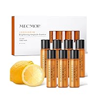 MECMOR Face Serum Vitamin E C Antiaging Glowing Hyaluronic Acid for Collagen Boost, Dark Spots Fine Lines Wrinkles, Firming Facial Serum Ampoules for Dry Oily Acne Sensitive Skin, 1.06 fl oz, 7-Pack
