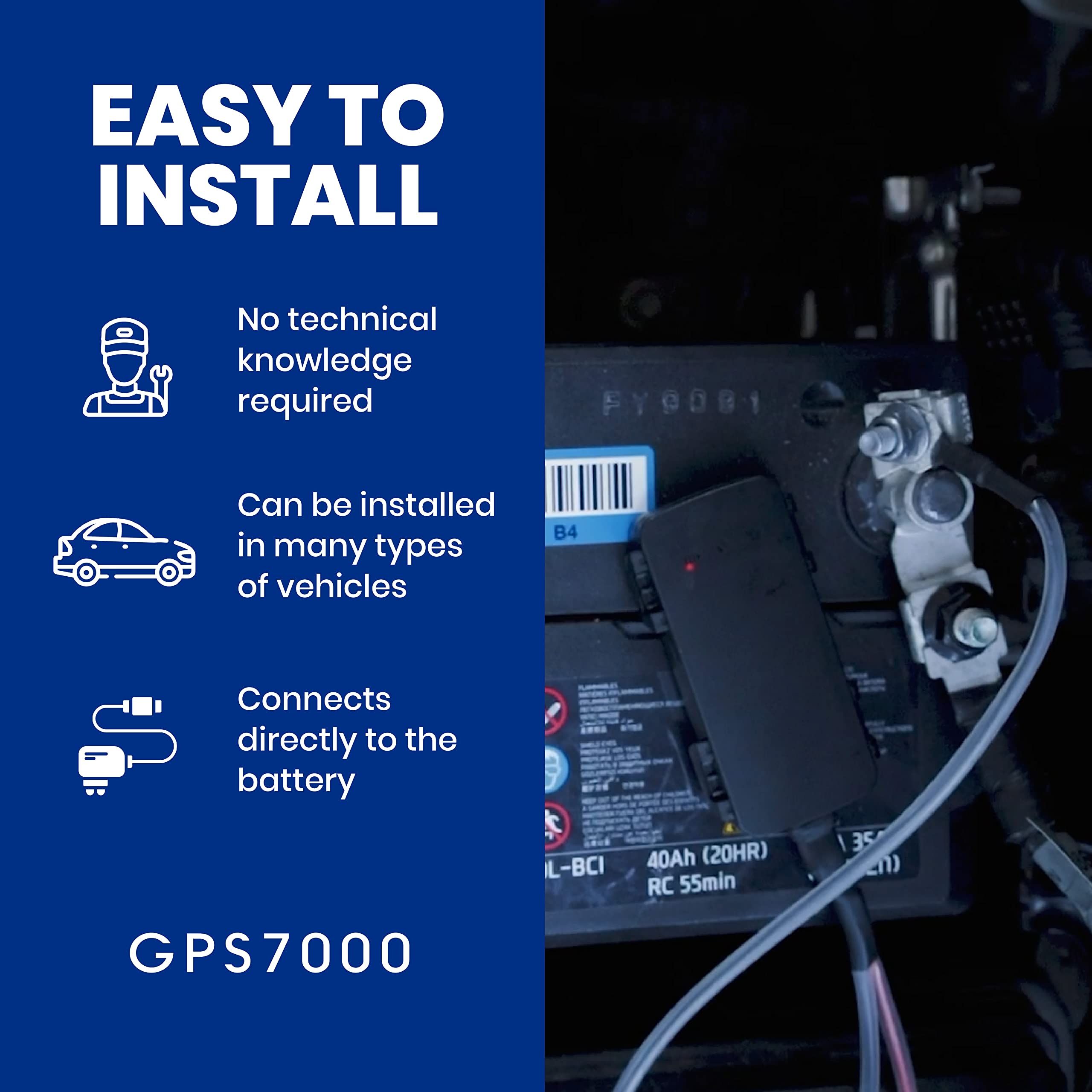 GPS7000 G1-4G LTE Fleet Management Device with Easy Installation. Launch Offer and 10-Day Free Trial