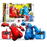 Sharper Image® Robo Rage Remote Control 2-Player Robot Fighting Set, Wireless Boxing Robots for Kids & Family, Fun Electronic Wrestling Toy with LED Lights & Sound Effects, Battle Activity Game