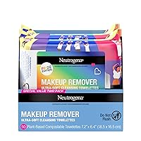 Care with Pride Neutrogena Makeup Remover Cleansing Towelettes, 25 Count, Twin Pack