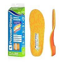 PowerStep Pulse Maxx Running Shoe Insoles - Orthotics for Overpronation & Pain Relief - Firm + Flexible Full Length Running Inserts for Enhanced Heel Support & Arch Comfort