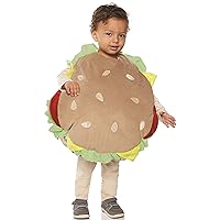 UNDERWRAPS unisex-child Hamburger Toddler Belly Baby Costume a Soft Design Plush Body With Velcro ClosuresCostume