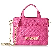 Love Moschino Women's JC4020PP1GLA0 Handbag, Pink, 19X22X9