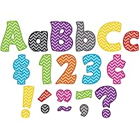 Teacher Created Resources 5454 Chevron Funtastic 4-Inch Letters Combo Pack