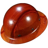 AFP Fiber Full Brim Hard Hat | 6 Point Ratchet Suspension | OSHA & ANSI Rated