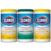 Clorox Disinfecting Wipes Value Pack,75 Count (Pack of 3) (Package May Vary)