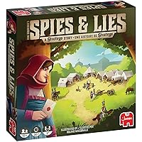 Jumbo Spies & Lies - A Strategy Story Board Game, Two Player Game of Deduction & Deception, Jumbo Games, Head-to-Head Ages 12+, 2 Players, 30 Minute Playing Time