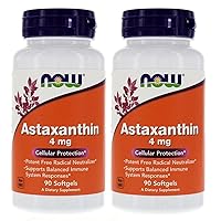 Astaxanthin 4mg 90 Softgels (Cellular Protection) (Pack of 2)