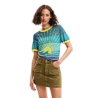 Desigual Women's Knit Wave T-Shirt