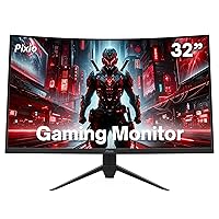 Pixio PXC327 Advanced 32 inch 1500R Curve Fast VA Panel 1ms GTG Response Time 165Hz Refresh Rate WQHD 2560 x 1440 Resolution DCI-P3 95% HDR Adaptive Sync Curved Gaming Monitor