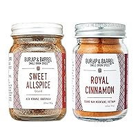 Burlap & Barrel Spice Duo - Royal Cinnamon & Sweet Allspice - Elevate Your Culinary Creations With This Exceptional Taste Spices!!