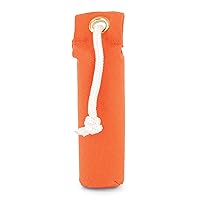 SportDOG Brand Canvas Dummies - Hunting Dog Training Tool - Weighted Bumper for Easy Throwing - Readily Holds Game Scent - Floats - Puppy - Orange