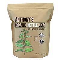 Organic Nettle Leaf, 1 lb, Gluten Free, Non GMO, Cut & Sifted, Non Irradiated, Keto Friendly