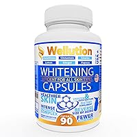 Whitening Pills for Skin - 90 caps - Herbal Supplement -3 Times Better Than glutathione - Focus on Clear Glossy Brightening and Smoothy Skin Support - Dark Spot Remover Acne & Acne Scar Remover