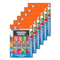 Elmer’s Tropical Scented Glue Sticks, Safe, Nontoxic School Glue, 4 Count Each (Pack of 6)