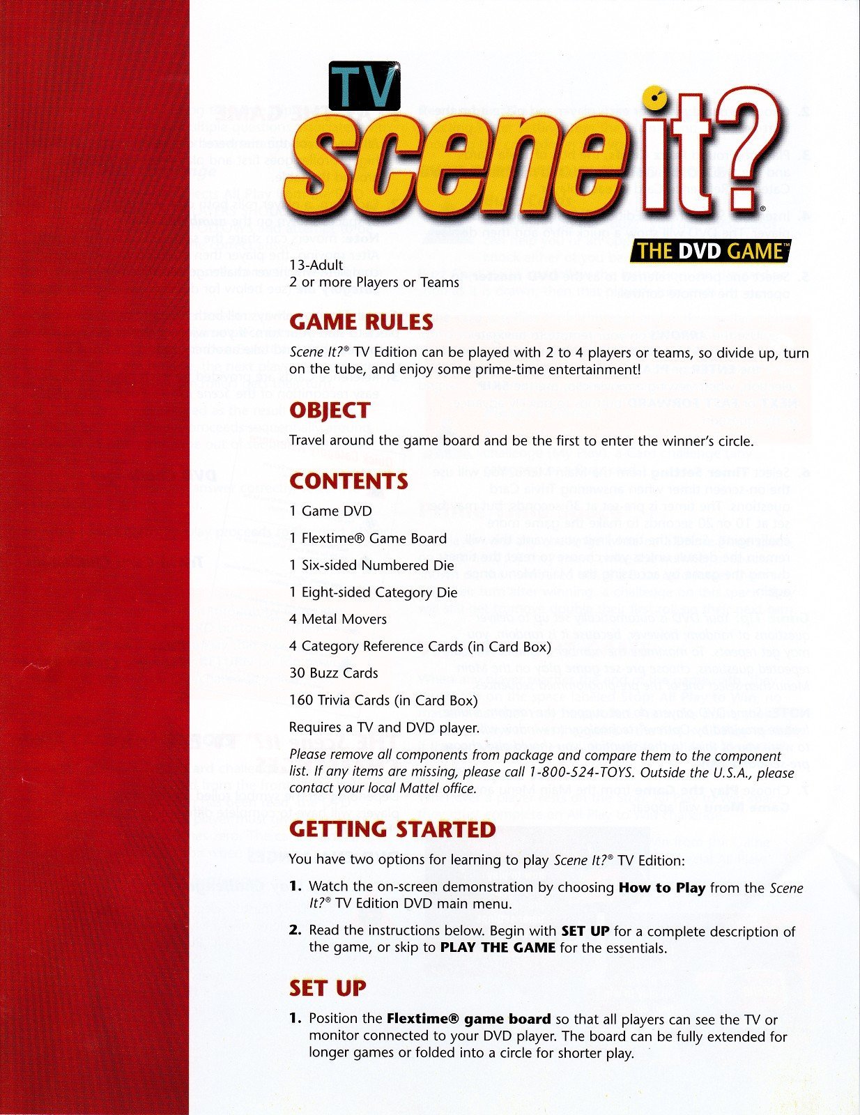 Scene It ? TV Edition Game