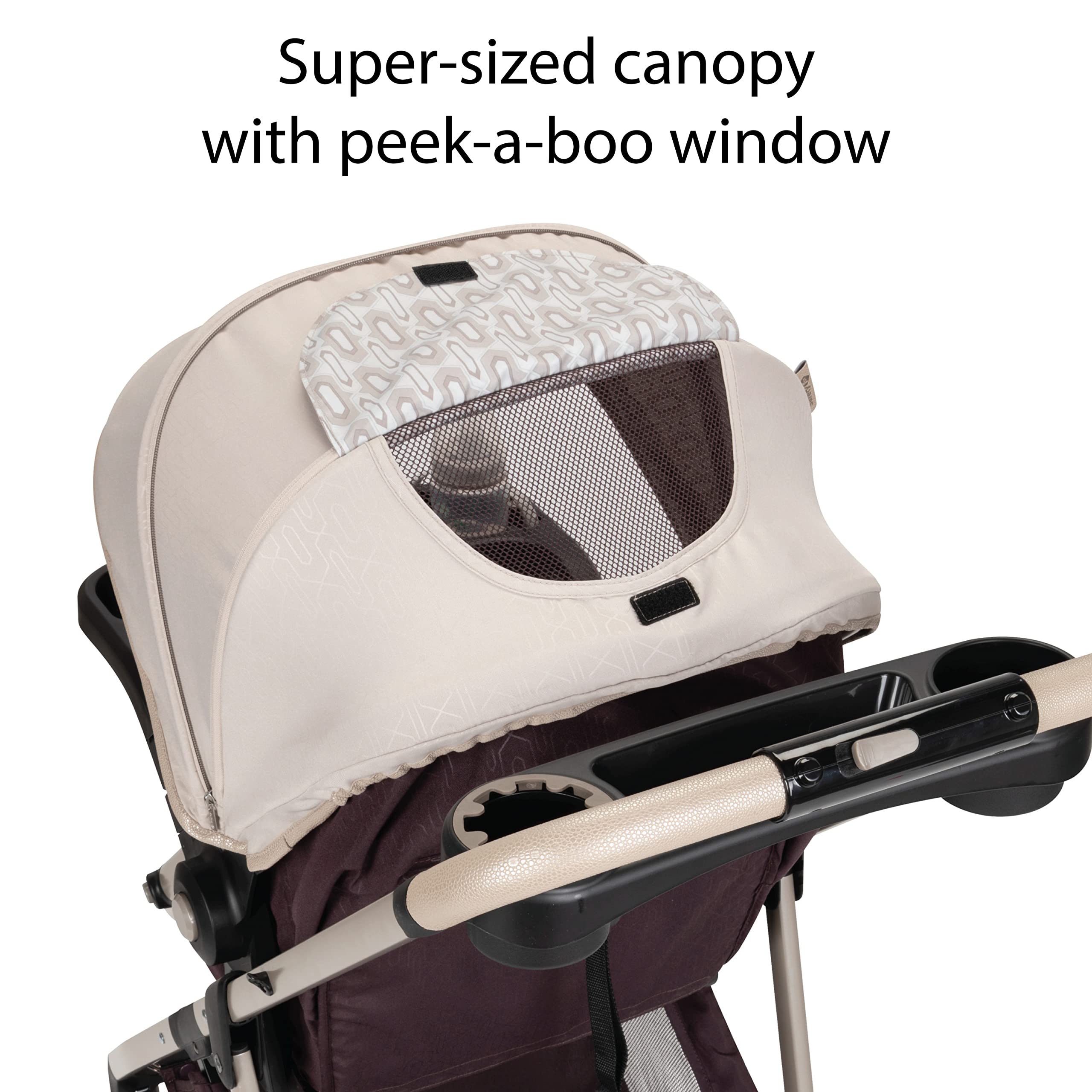 Safety 1st Deluxe Grow and Go Flex 8-in-1 Travel System, Weight Capacity from 4–35 lbs, High Street