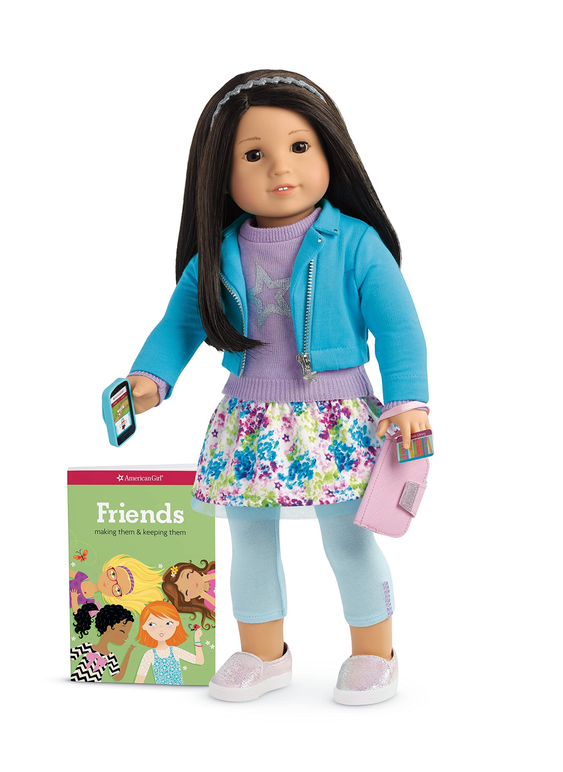 American Girl Truly Me Doll #64 with Brown Eyes, Black Hair, Light Skin Tone