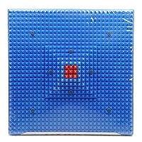 II Deluxe Acupressure Mat for Foot Massage Deep Relaxation-112,Color may vary: Red, Green or Blue