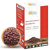 Herbs Botanica Organic Hawthorn Berry Hawthorne Berries/Crataegus Sanguinea Dried Superfood for a Healthy Heart, Nature's Remedy, Harvested with Care Non GMO 1/2 lb / 8 oz
